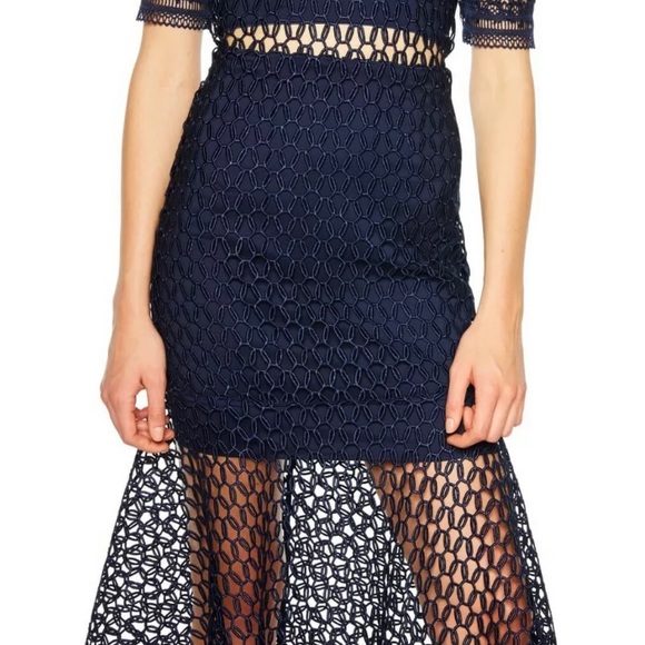 BARDOT BLACK MESH DRESS - Picture 3 of 8